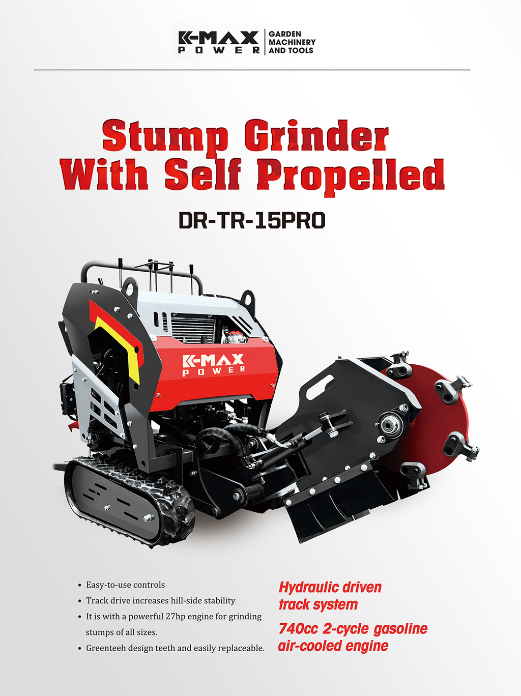 automotor triturador de cepos